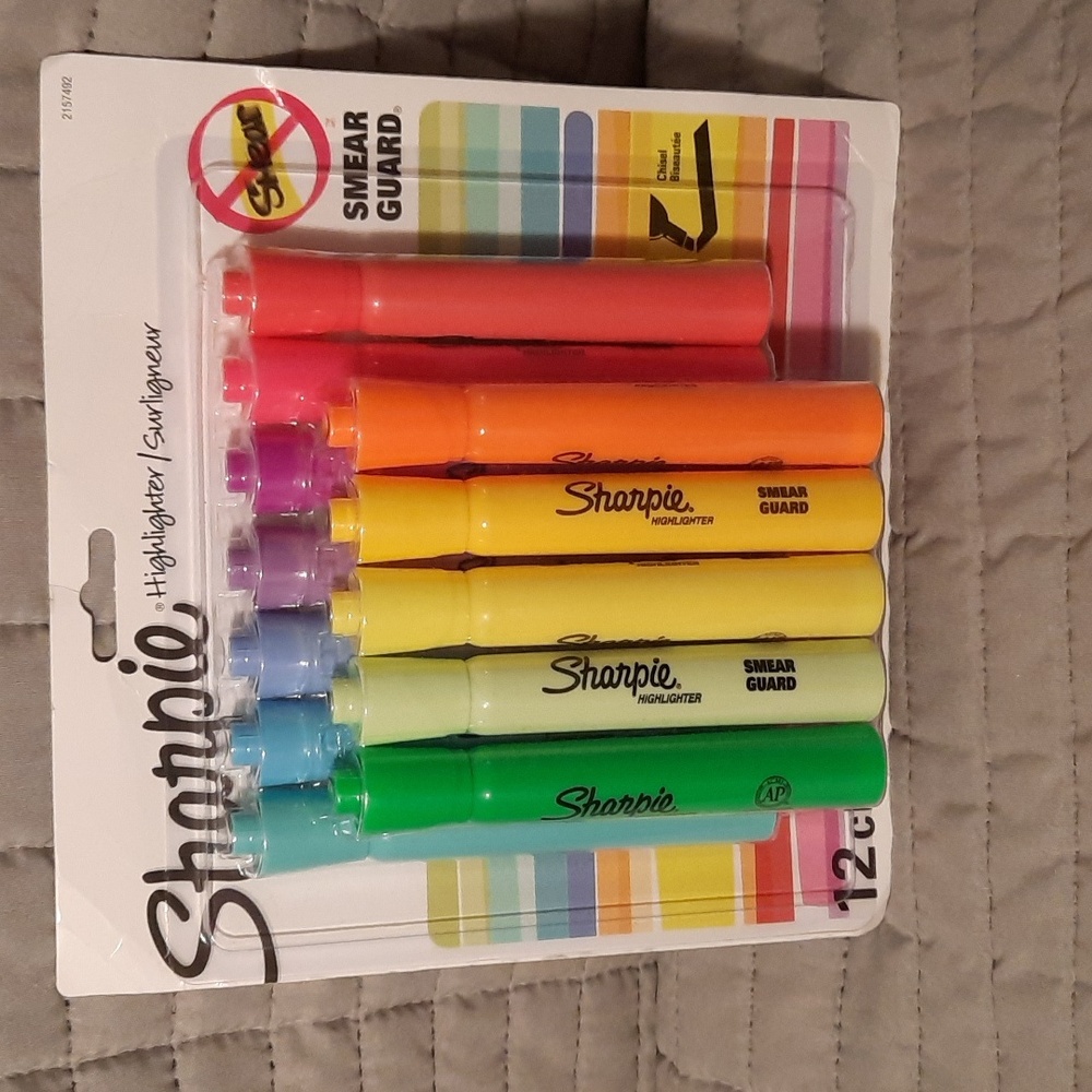 • Sharpie Highlighters